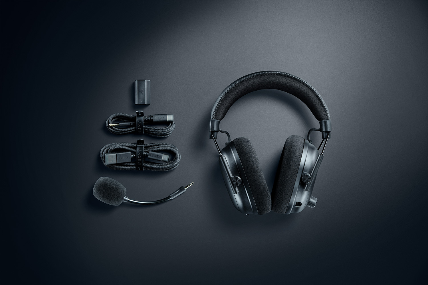 Razer blackshark v3 pro črne brezžične slušalke z mikrofonom