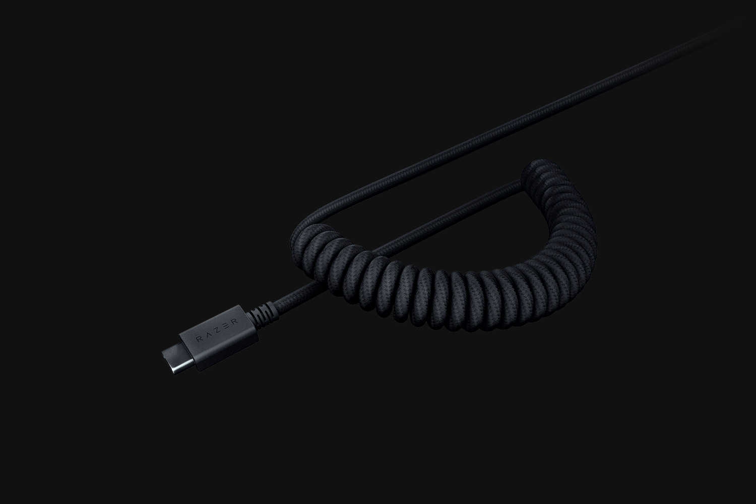 Razer PBT Keycap + Coiled Cable Upgrade Set, цвет: Чёрный — фото 4