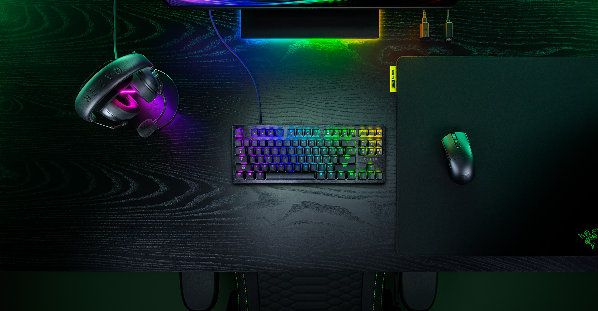 Razer Huntsman V3 HE Magnetic 8KHz, цвет: Tenkeyless / Us Layout — фото 4