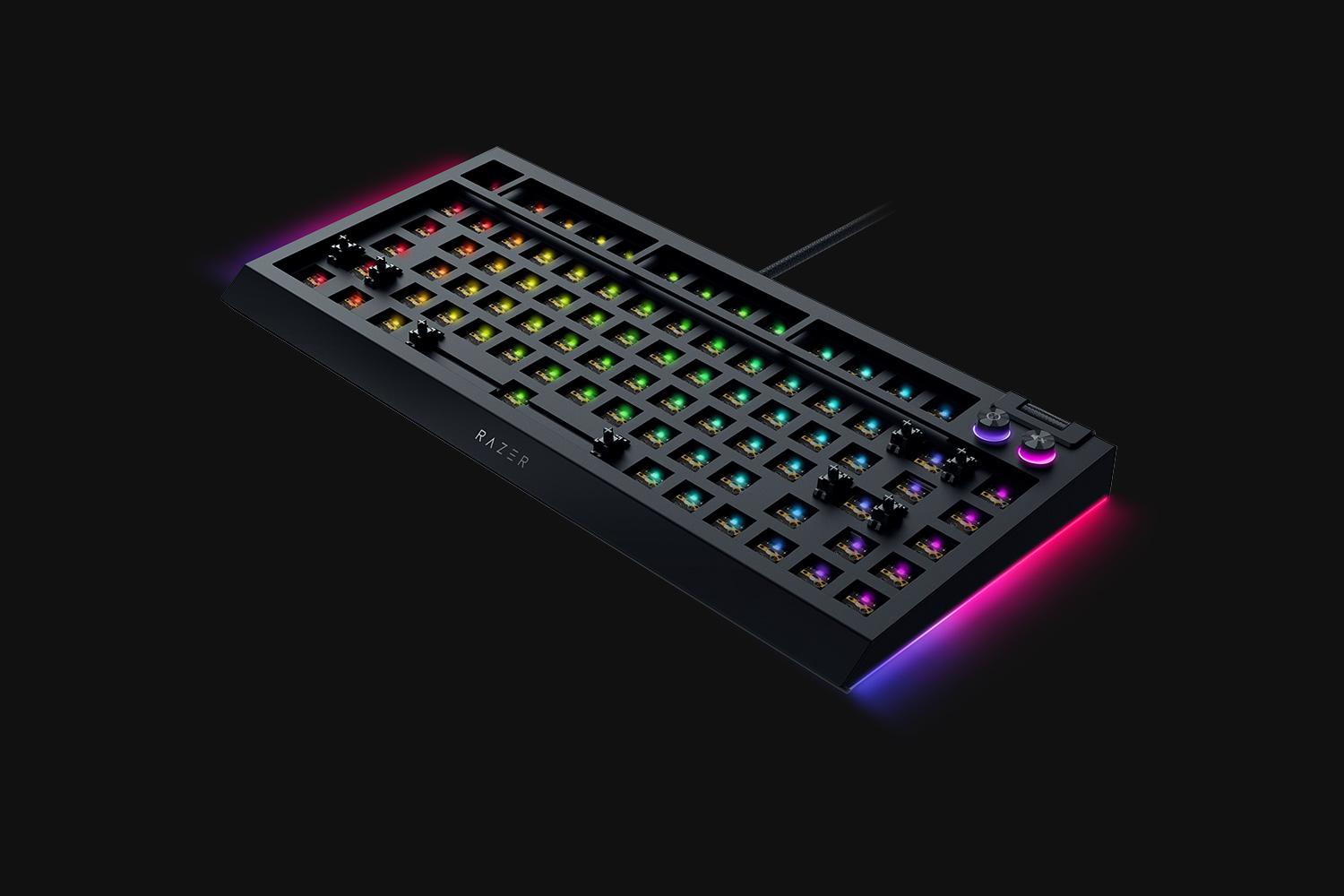 Razer BlackWidow V4 75, цвет: Barebones / Us Layout — фото 5