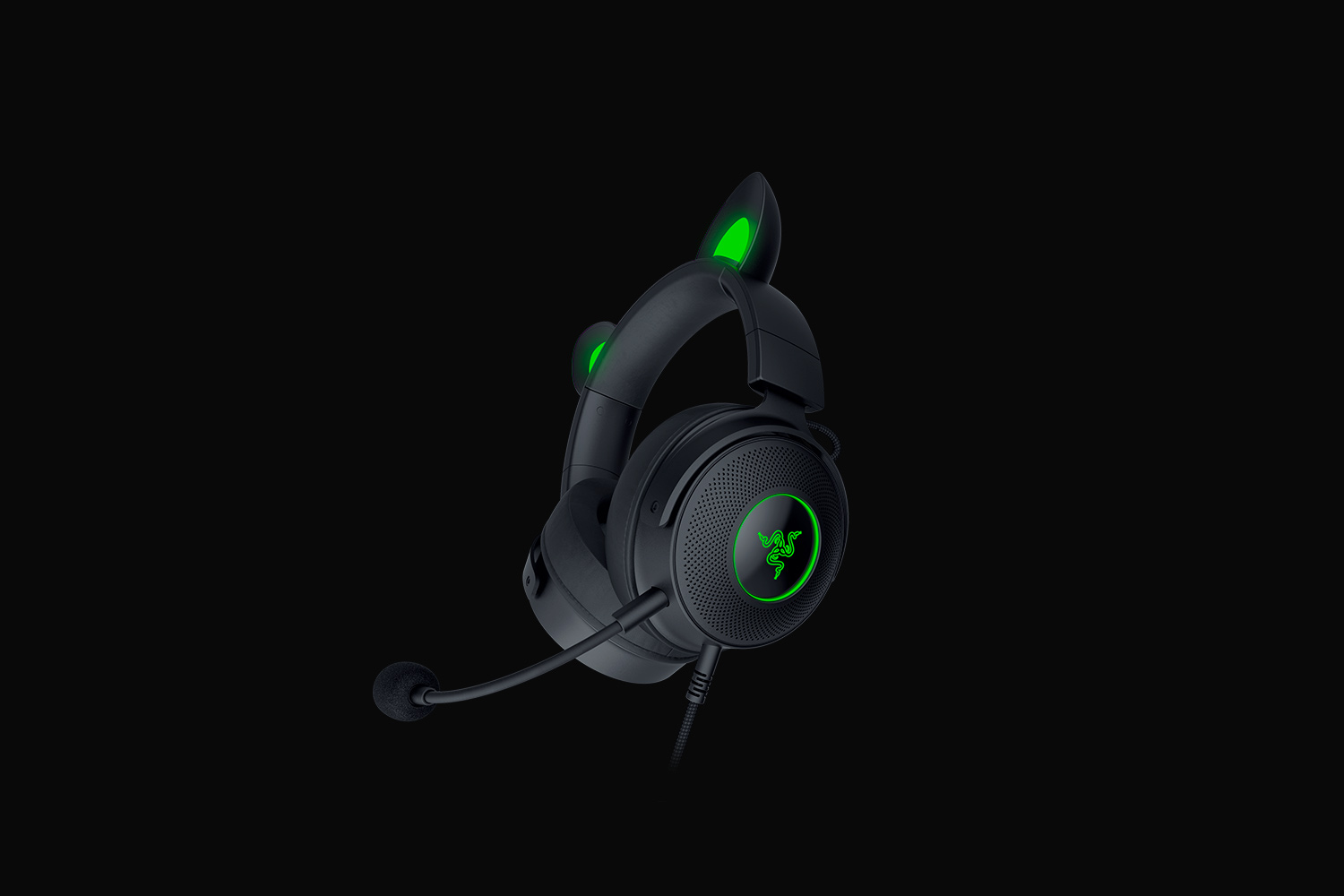 Razer Kraken Kitty V2 Pro - Quartz, цвет: Чёрный — фото 3