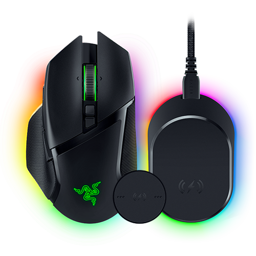 Razer Basilisk V3 Pro + Mouse Dock Pro Bundle, цвет: Чёрный