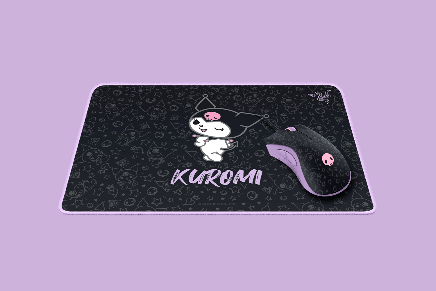 Razer DeathAdder Essential, цвет: & Goliathus Mouse Mat Bundle - Kuromi Edition — фото 4