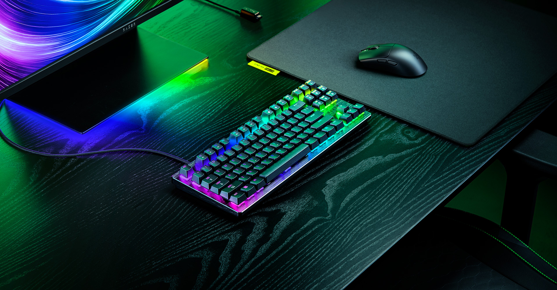 Razer Huntsman V3 HE Magnetic 8KHz, цвет: Tenkeyless / Us Layout — фото 5