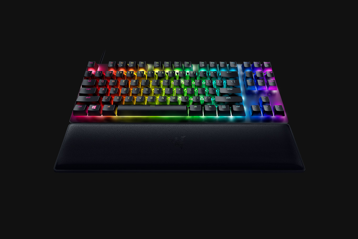 Razer Huntsman V2 Tenkeyless - Clicky Optical Switch - US - Black, цвет: Чёрный — фото 4