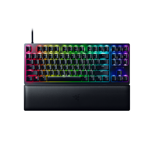 Razer Huntsman V2 Tenkeyless - Clicky Optical Switch - US - Black, цвет: Чёрный