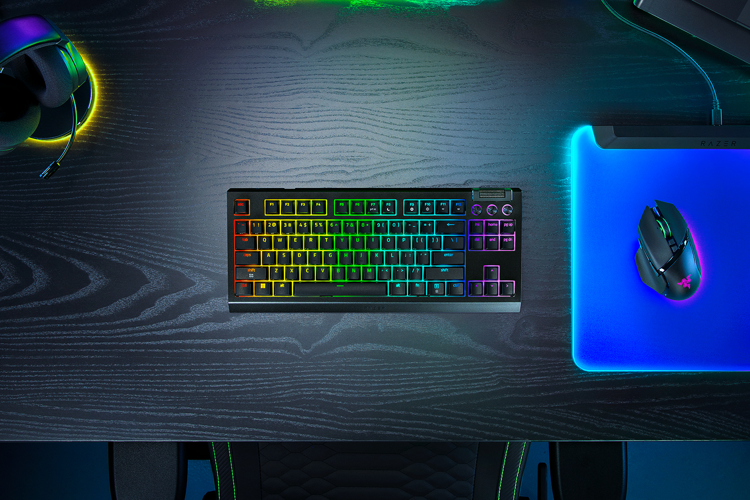 Razer BlackWidow V4 Tenkeyless HyperSpeed - Orange Switch - US, цвет: Чёрный — фото 2
