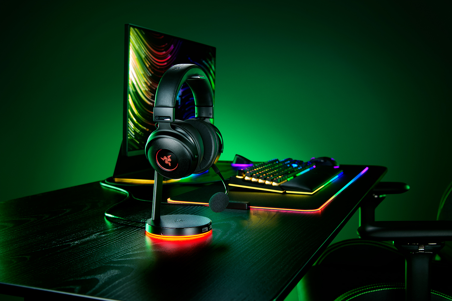 Razer Base Station V2 Chroma, цвет: Чёрный — фото 2