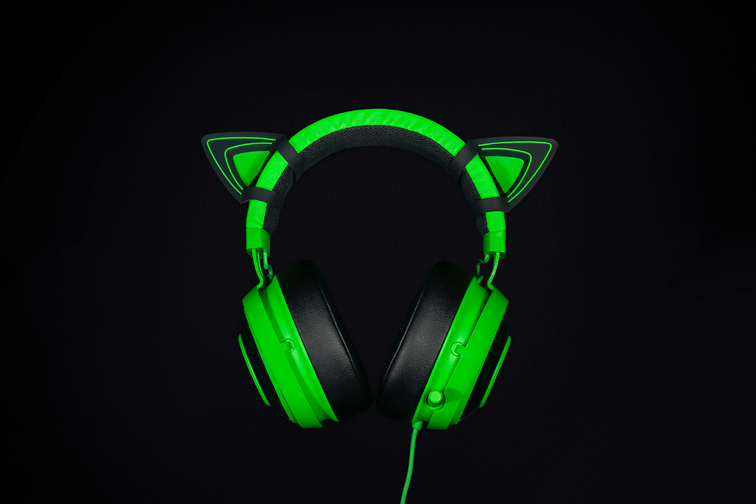 Razer Kitty Ears for Razer Kraken, цвет: Зелёный — фото 3