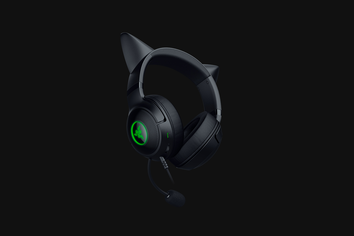 Razer Kraken Kitty V2 - White, цвет: Чёрный — фото 6