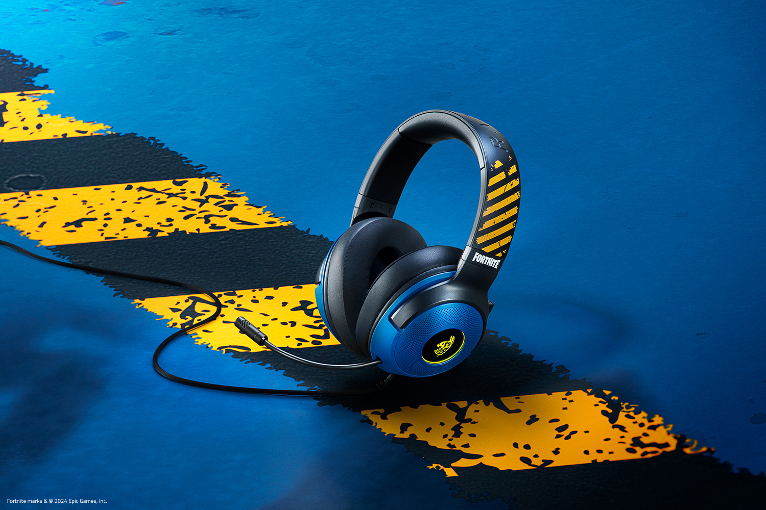 Razer kraken v3 x fortnite edition gaming slušalke sprednji pogled