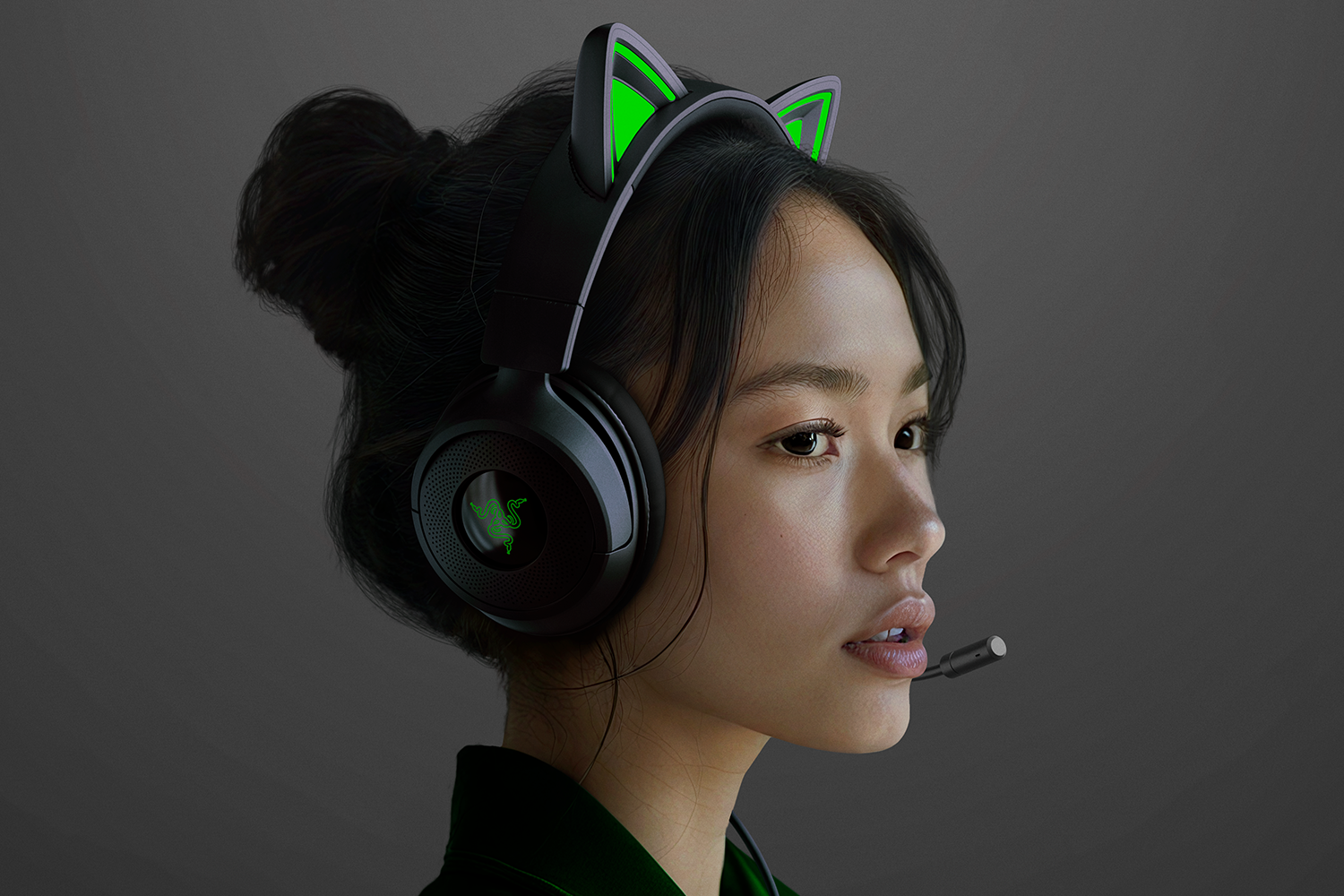 Razer Kraken Kitty V3 X, цвет: Чёрный — фото 3