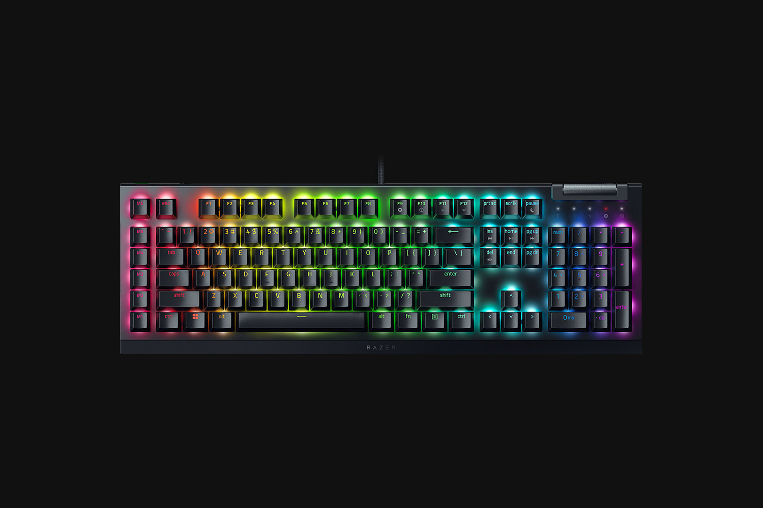 Razer BlackWidow V4 X, цвет: Зелёный чёрный — фото 6
