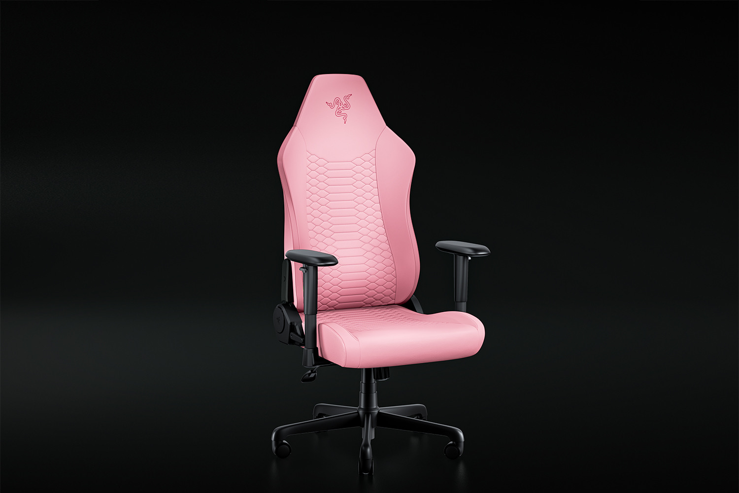 Razer iskur v2 x newgen quartz gaming stol stranski pogled