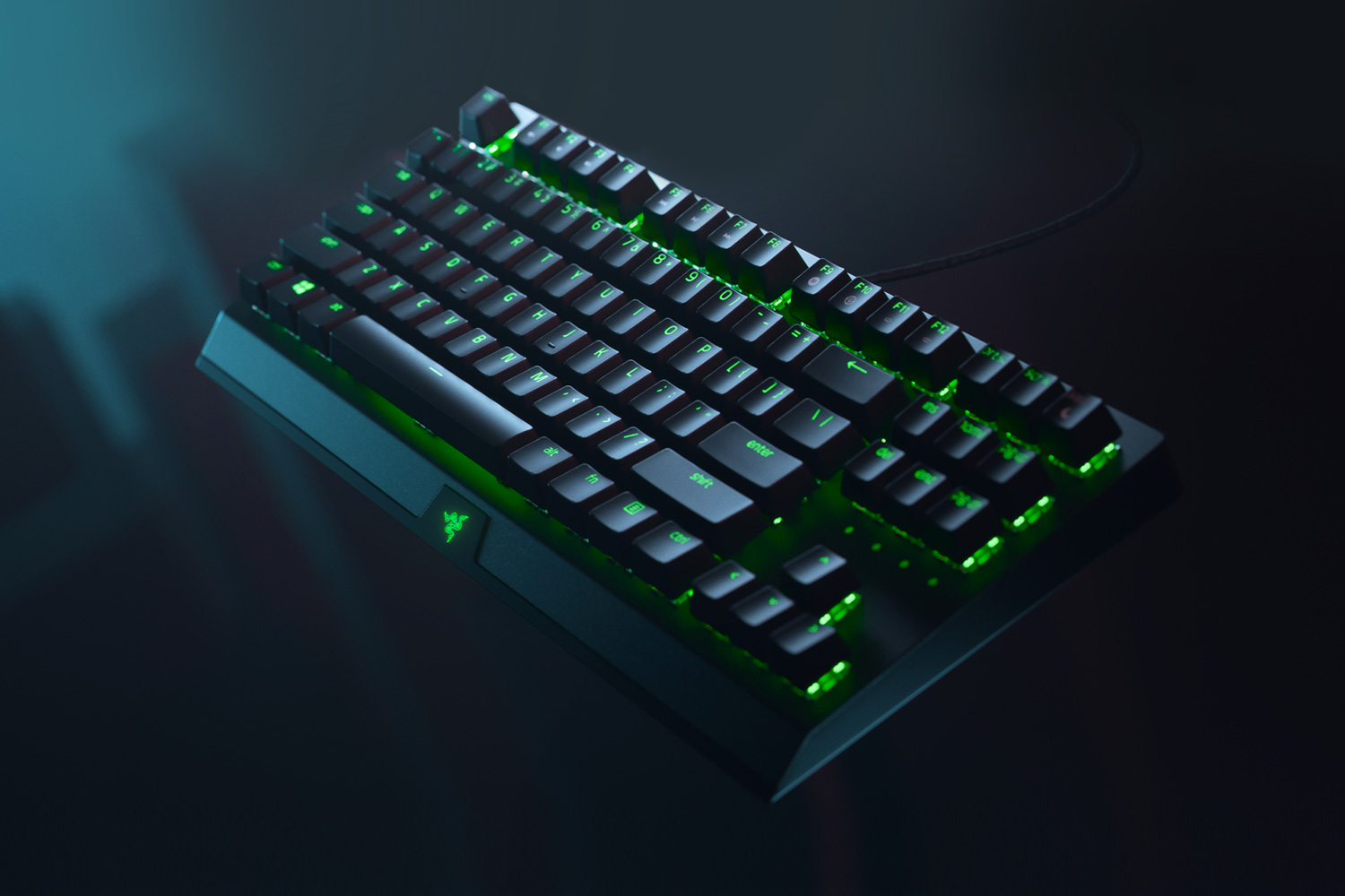 Razer BlackWidow V3 Tenkeyless, цвет: Зелёный чёрный — фото 3