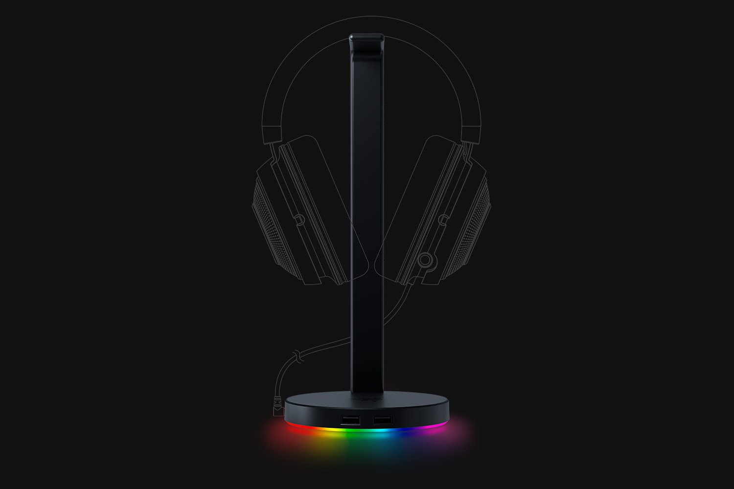 Razer Base Station V2 Chroma, цвет: Чёрный — фото 6