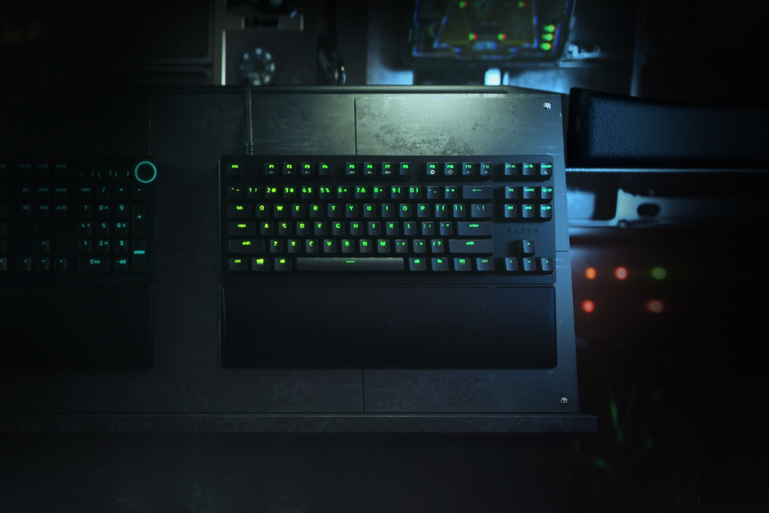 Razer Huntsman V2 Tenkeyless - Clicky Optical Switch - US - Black, цвет: Чёрный — фото 2