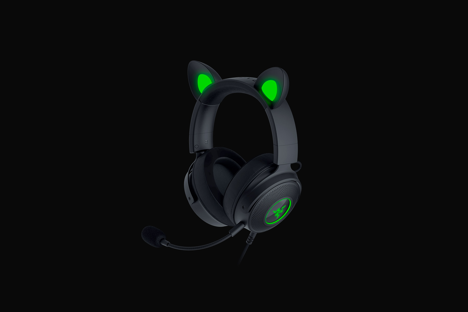 Razer Kraken Kitty V2 Pro - Quartz, цвет: Чёрный — фото 2