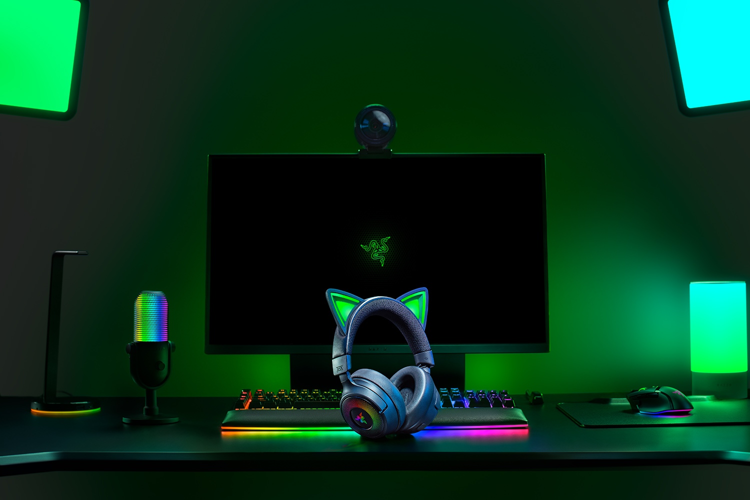 Razer Kraken Kitty V3 Pro, цвет: Чёрный — фото 2