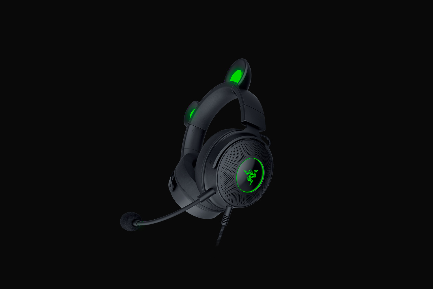 Razer Kraken Kitty V2 Pro - Quartz, цвет: Чёрный — фото 5