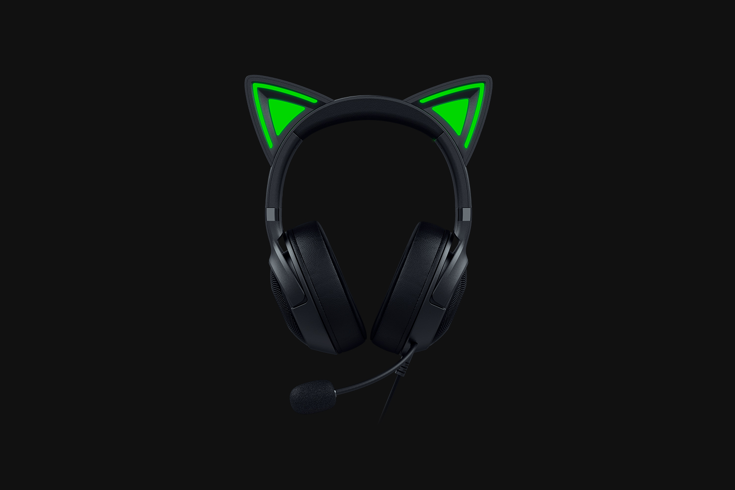 Razer Kraken Kitty V2 - White, цвет: Чёрный — фото 4