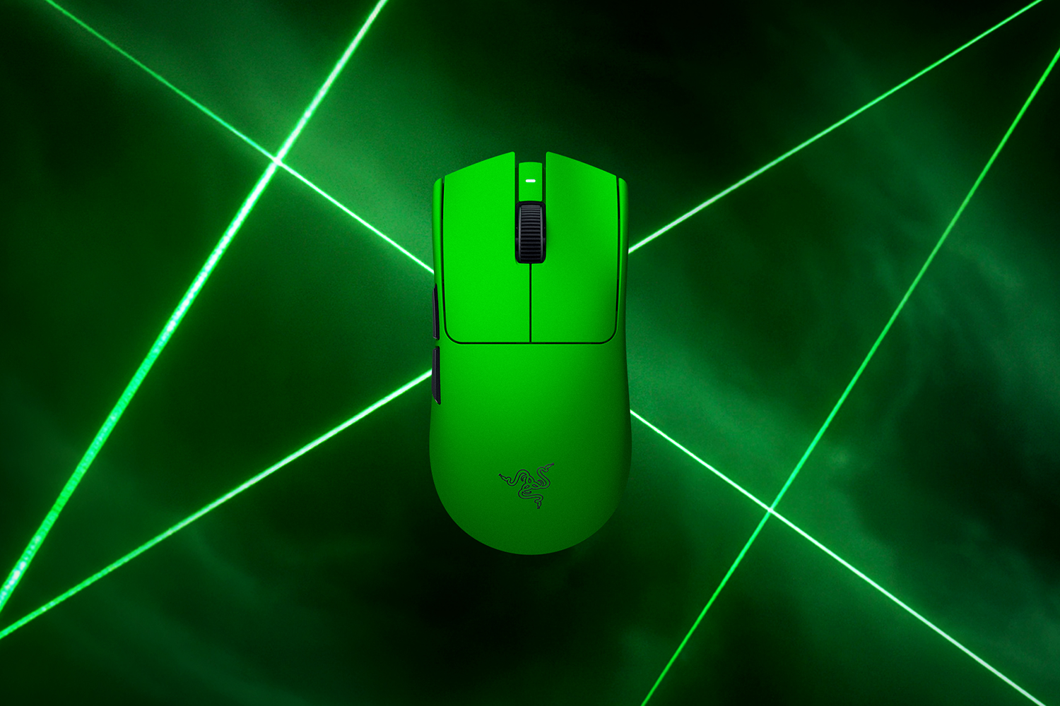 Razer Viper V4 Pro Esports Green side view